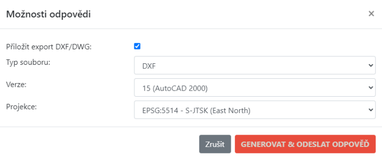 DXF/DWG export